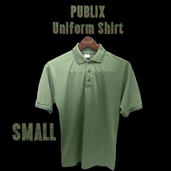 Publix Supermarket Employee Uniform Green Superior Size S - Picture 1 of 5